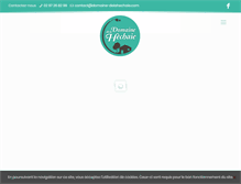 Tablet Screenshot of domaine-delahechaie.com